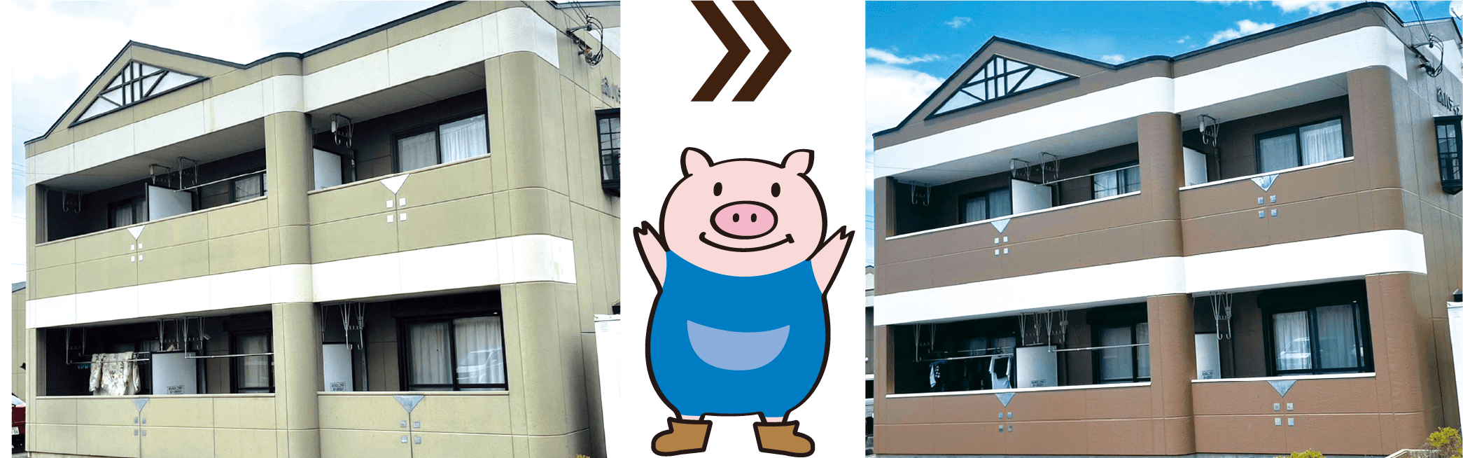 そんなお悩みからあなたを解放するのが 完全自社施工の外壁塗装ぴーすです。